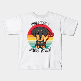 ive been a naughty boy - dachshund Kids T-Shirt